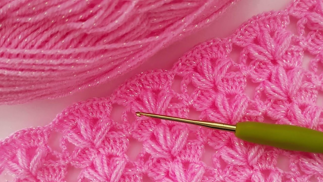 How to Crochet Rectangular Shawl - Easy Crochet  Shawl  Pattern For Beginners - knit Shawl, scarf