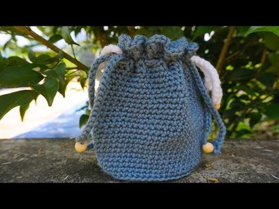How to Knit a Drawstring Bag is Very Simple | Knitting Hao