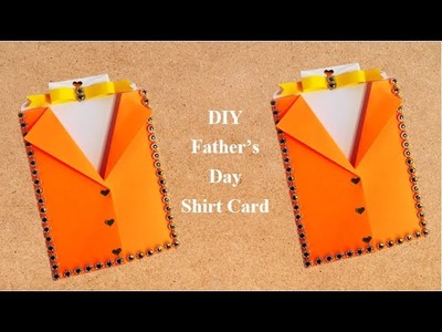 How to make Father's Day Card || Unique Father's Day Greeting Card (Shirt Card)