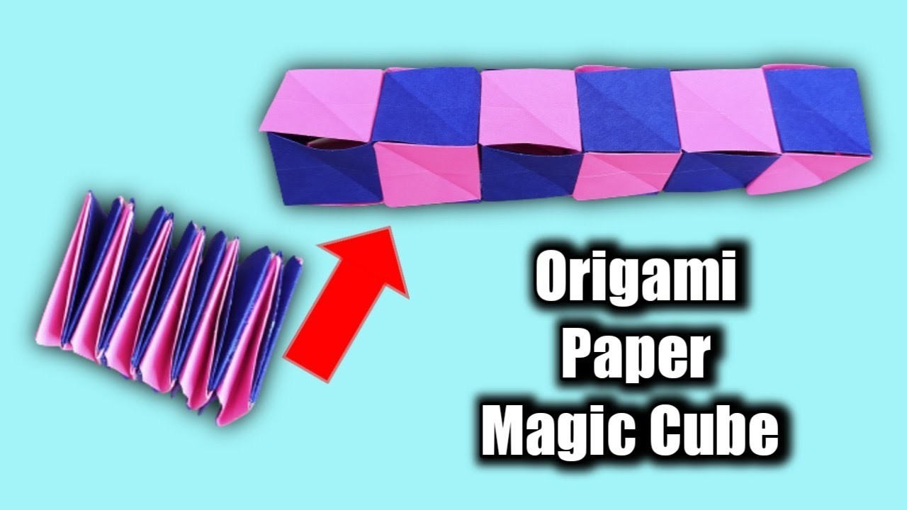 How To Make Origami Paper Toys Magic Cube Origami Paper Craft Tutorial A To Z Creative Art