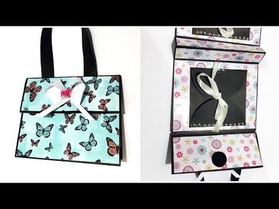 How to Make Paper Handbag | Eid Gift Idea | Paper Handbag Tutorial | DIY Paper Craft Ideas Easy