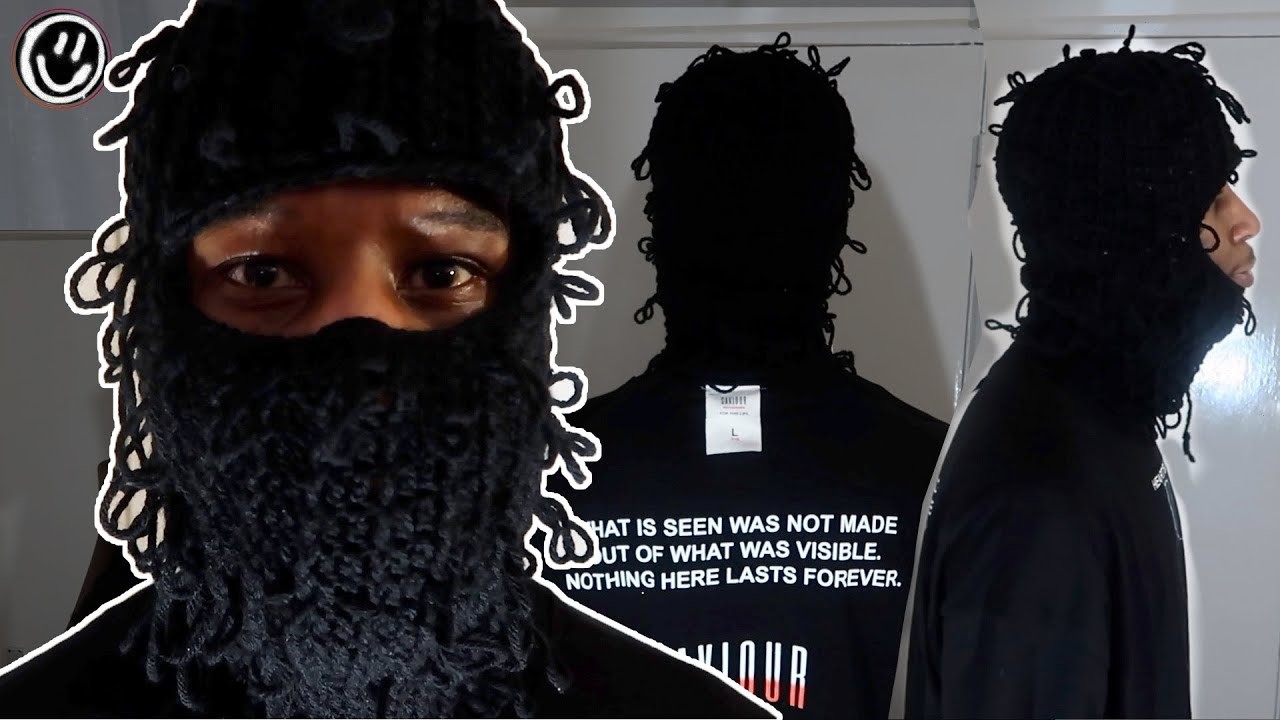 HOW TO MAKE THE YEAT SKI MASK !! (DISTRESSED BALACLAVA)