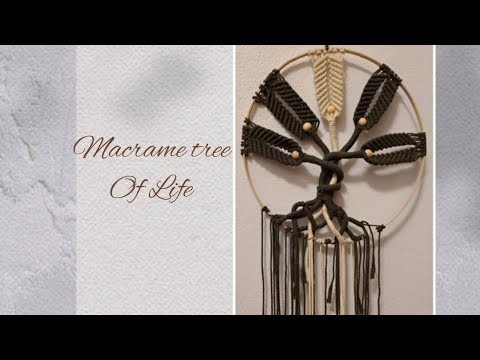 #Macrame tree of life DIY tutorial made with❤