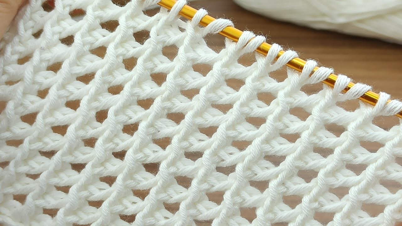 Perfect ????☀️Summer Tunisian knitting pattern.yazlık Tunus işi örgü modeli Super Easy Tunisian Crochet