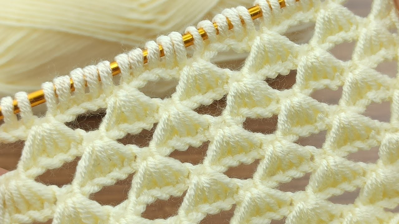 PERFECT???????? * Super Easy Tunisian Crochet Knitting for beginners online Tutorial * #Tunisiancrochet