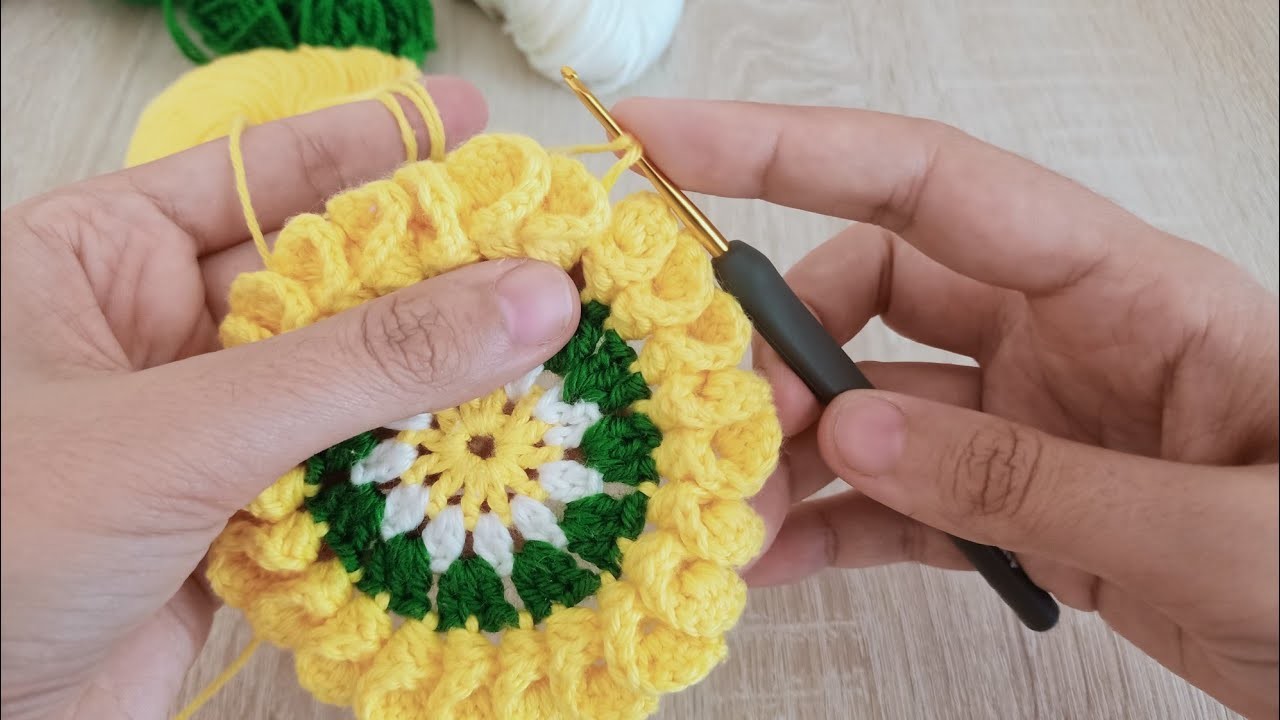 PERFECT ????VERY EASY CROCHET KNİTTİNG  MOTİF PATTERN ONLİNE TUTORİAL FOR BEGİNNERS.motivo de ganchillo