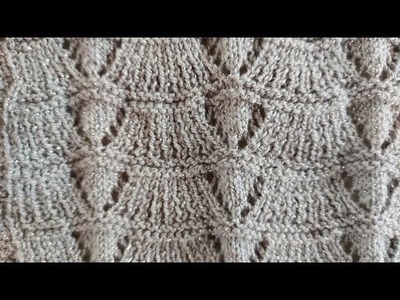 Simple And Pretty Knitting Pattern | how to knit