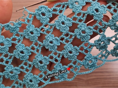 Super????Very Easy Beautiful Flower Crochet how to knit sweater design  Knitting for beginners
