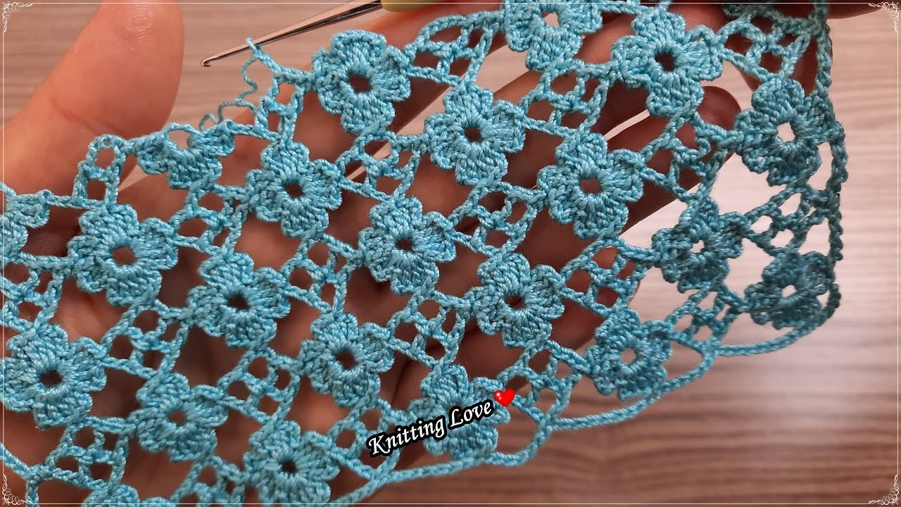 Super????Very Easy Beautiful Flower Crochet how to knit sweater design  Knitting for beginners