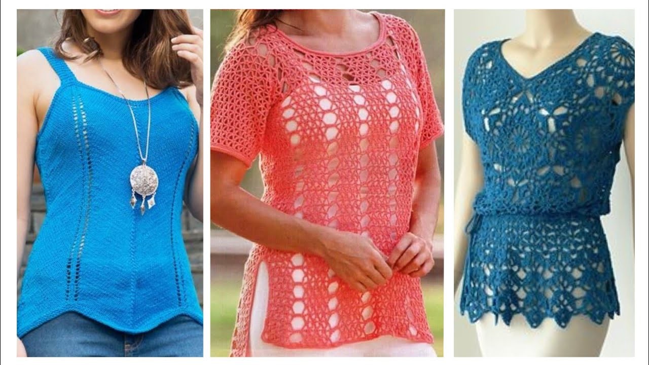 Very Beautiful Trending Crochet Hand Made Blouse And Tops Design Ideas Blouse And Tounic Ideas