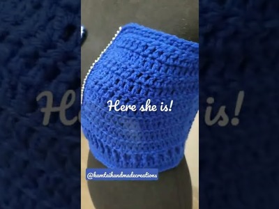 Blue Summer Too w.Rhinestones! #handmade #rhinestones #crochet