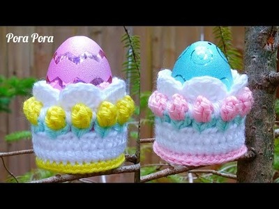 Crochet Easter Egg Decoration Tutorial I Crochet Easter Basket Ideas