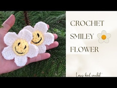 Crochet Flower ???? | Crochet Smiley Daisy ????