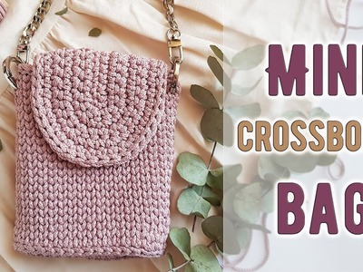 Crochet MINI BAG for your phone || TUTORIAL For BEGINNERS || Creative Fabrica class - Video review