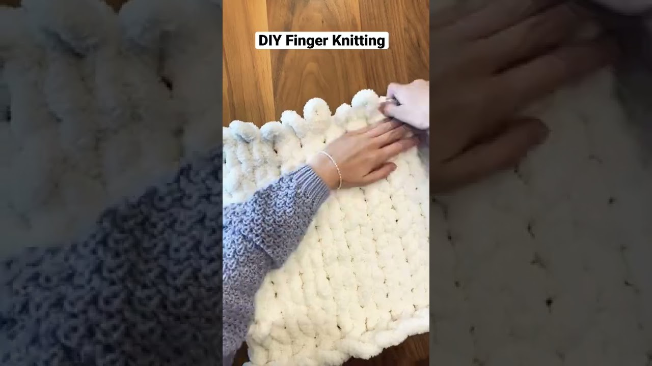 DIY Finger Knitting #shorts