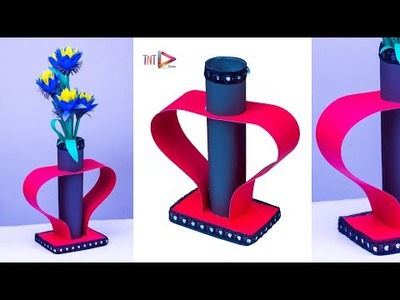 Easter Paper Craft DIY Vase | How To Make A Paper Flower Pot | New Stylish Vase