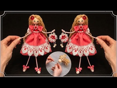 Fashionista doll from wire and fabric - an easy way to do it!