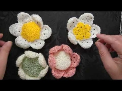 How to crochet Granny Pattern Flowers