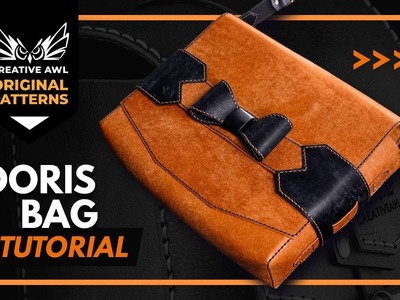 How to make Leather Doris Bag. BAG DIY