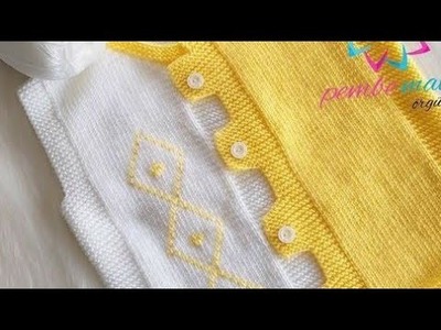 Latest and Beautiful Hand Knitting Baby Sweater and without Sleeves Cardigan Design