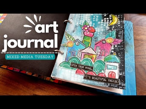 Art journal | playing with Art By Marlene products