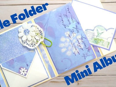 File Folder Mini Album Tutorial