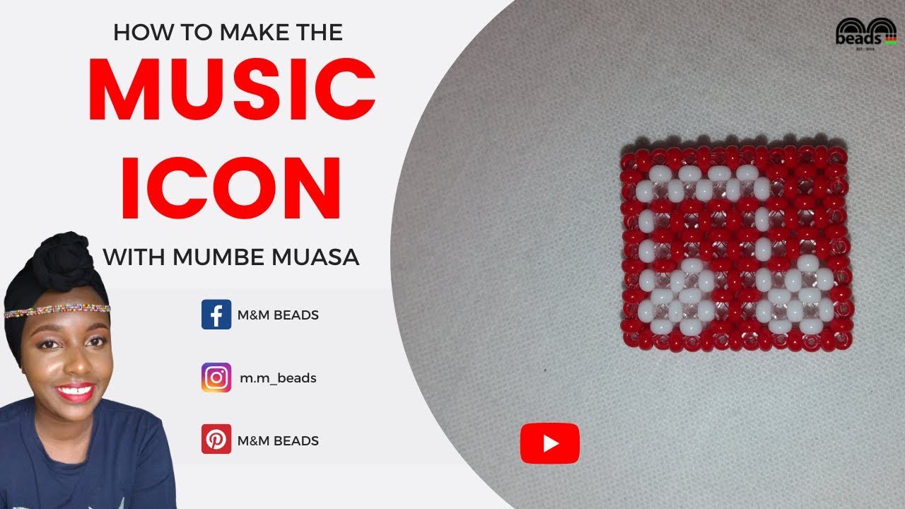 How to bead the Music Icon