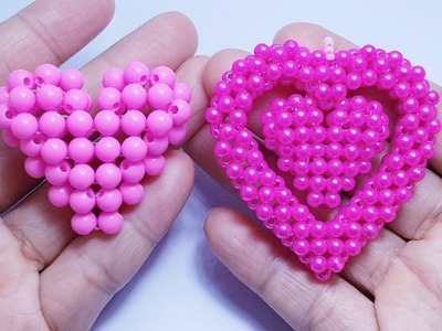 How to make beaded heart