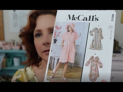Sewing McCalls 8212 - housedress.nightgown tips and review