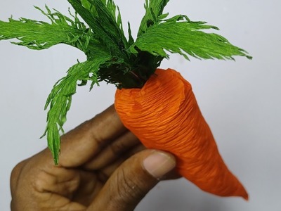 DIY Easter Decor ???? How to Make Carrots with Crepe Paper Crafts for Easter Sunday Rabbit ????