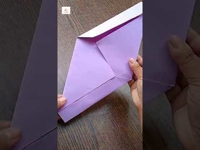 Easy paper envelope making | Envelopes DIY #short #howtomake #bcraftsstudio