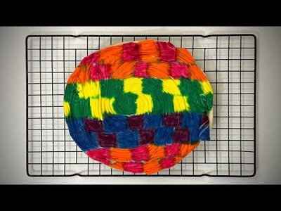 Tie-dye pattern : Rainbow Checkers