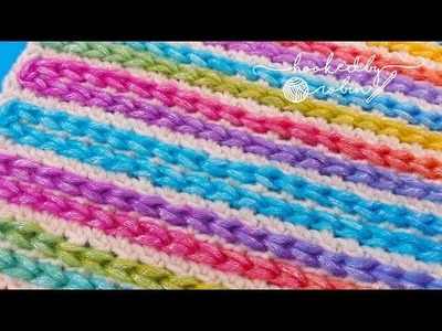 Crochet Chained Overlay Stitch | SURFACE Chain Stitch