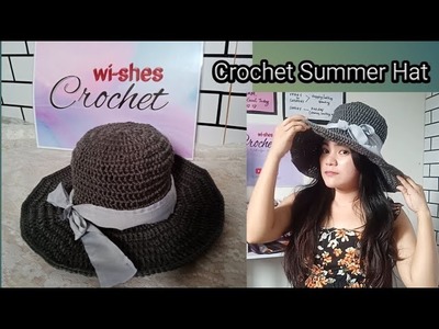 How to Crochet Summer Beach Hat