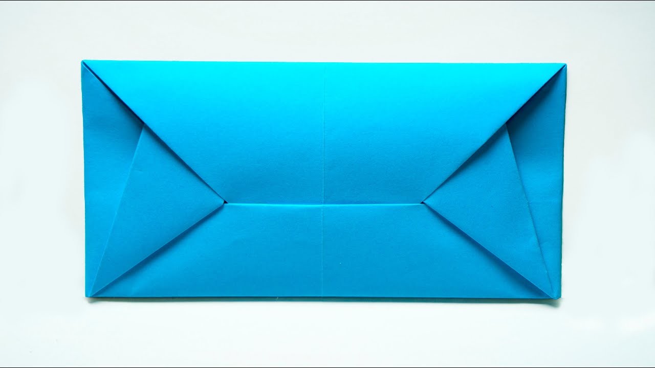 Easy origami envelope. How to make a paper envelope. Envelope origami