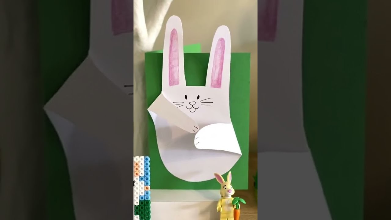 Short Easter Bunny Card DIY ????✋
