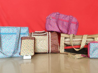 6 Bag Set Making in Hindi !!.  [ Making In Description ]