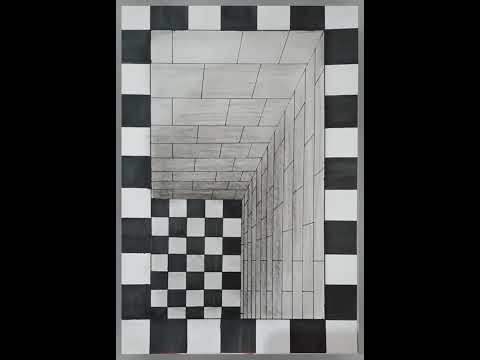How to draw 3D illusion hole on paper #3D Drawing step by step very Easy #