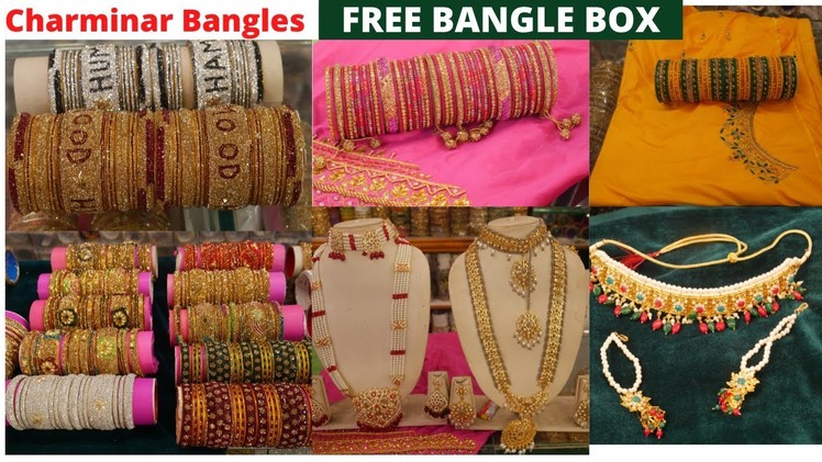 Charminar Bridal Bangles With Bangle Box FREE | Ladbazar Hyderabad Shopping