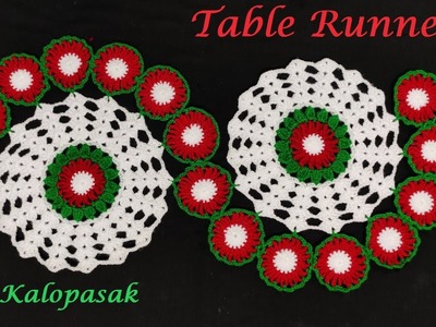 Crochet Table Runner (English subtitles) | Simple Crochet Table Mat 76 | Crochet Doily