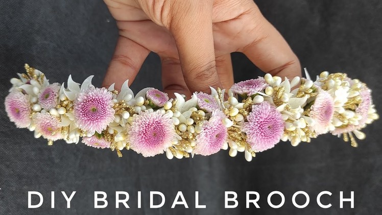 DIY bridal brooch