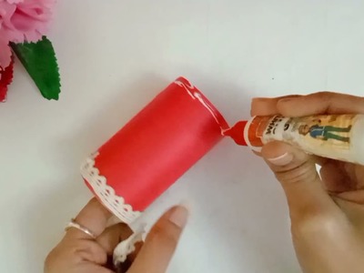 Diy easy candle decoration idea for school competition. christmas candle decoration. candle decorate