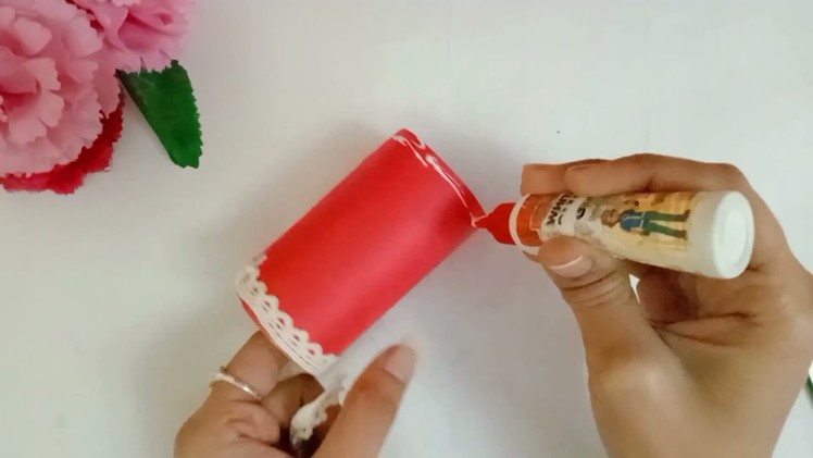 Diy easy candle decoration idea for school competition. christmas candle decoration. candle decorate