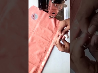 ( Diy ) Sleeves design cutting and stitching #short