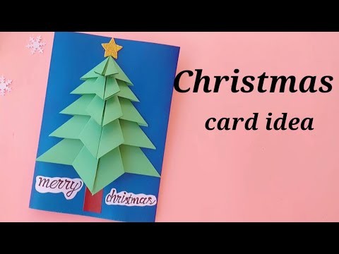 Easy Christmas Card Making Idea. Christmas Greeting Cards. How To Make Christmas Card. Crafts DIY