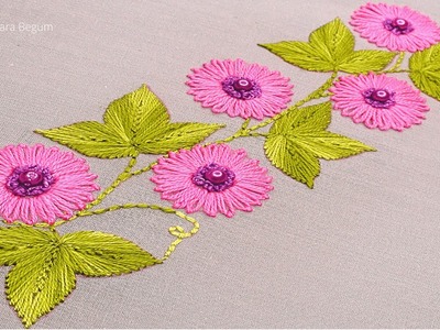 ✳️✳️ Fancy Border Design Embroidery for Dress, Hand Embroidery Elegant Motif Design for Dress-541