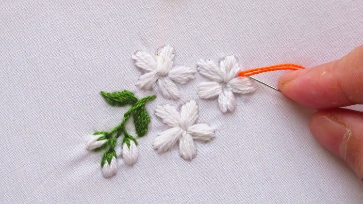 Hand embroidery beautiful motif flower embroidery design for dresses, all over design embroidery