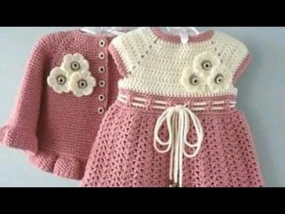 How to crochet Jacket ???? For ( 3 to 6) Month Girl