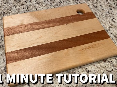 How to Make a DIY Custom Cutting Board - Last Minute Christmas Gift Ideas!
