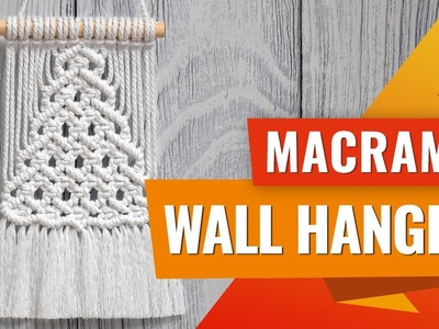 Macrame Christmas Tree Wall Hanging | Macrame DIY | Macrame Christmas Wall Hanging Pattern